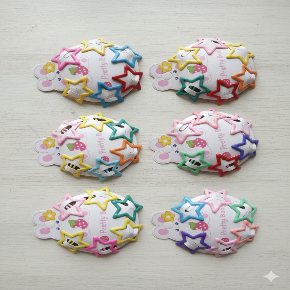 Starry Clips(Pack of 6)