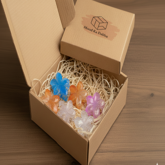 The Full Bloom: Colorful Flower Claw Clips(small)